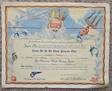 A.C. Valdez Sr.  - Pan American Airline Jupiter Rex Certificate - 1950 picture