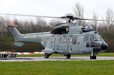 Aerospatiale AS-332L1 Super Puma France Air Force Helicopter Wood Model Regular picture