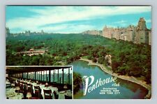New York City NY, Penthouse Club, Aerial View, Vintage Postcard picture