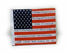 American FLAG with PLEDGE of ALLEGIANCE Patriotic 5
