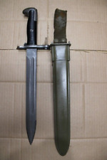 WW2 USGI Military M1 Garand Bayonet 1903 Springfield 1903A3 Knife Scabbard S5 picture