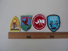 American Sew On Patches - New Hampshire, San Pasqual, South Dakota, picture