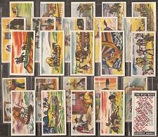 EXPRESS WEEKLY-FULL SET- THE WILD WEST 1958 (RED OVERPRINT 25 CARDS) EXCELLENT picture