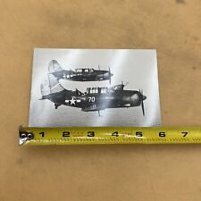 U.S. Navy Military Curtiss SB2C-1C “Helldiver” Divebomber Postcard 4x6 - Vintage picture