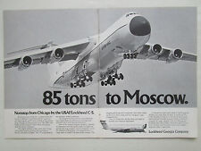 8/1977 PUB LOCKHEED GEORGIA C-5 GALAXY USAF CHICAGO MOSCOW ORIGINAL AD picture