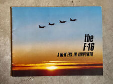 Vintage “The F-16: A New Era In Airpower Pamphlet (General Dynamics, 1983) USAF picture