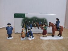 Dept. 56 1998 Christmas In The City  To Protect & Serve #58902 3Pc. Set Police picture