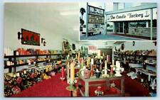 MADEIRA BEACH, Florida FL ~ Roadside THE CANDLE FACTORY 1960s-70s  Postcard picture