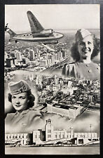 Mint USA Advertising Picture Postcard National Airline Fly North Via New Orleans picture