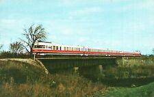 Vintage Postcard Amtrak Turboliner French Built Kickapoo Creek Lincoln Illinois picture