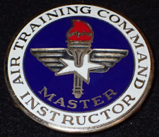 Cold War USAF Air Force Air Training Command Master Instructor Badge S-21 Clutch picture