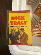 DICK TRACY GETS HIS MAN, 1938 PENNY BOOK, VG  RARE COMIC, CHESTER GOULD picture