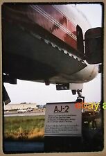 Vintage 1973 AJ-2 Savage AJ Savage Airplane Slide Prop Bomber with Sign  picture