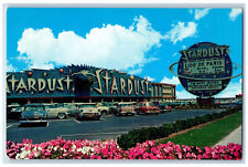 c1950's Stardust Night Club, Big Globe Signage Las Vegas Nevada NV Postcard picture