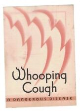 Whooping Cough a Dangerous Disease 1930s Booklet Metropolitan Life picture
