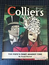 Vintage 1940 Colliers Magazine Cover - COVER ONLY picture