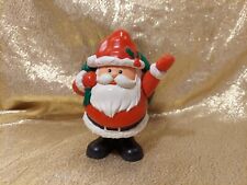 Vintage Pooping Santa Plastic Candy Dispenser Present Drop Toy Stocking Stuffer picture