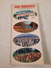 Vtg chevron road map of San Francisco highway map picture