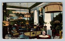 New Orleans LA-Louisiana, Lounge Interior, Hotel De Sota, c1910 Vintage Postcard picture