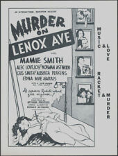 1941 Murder on Lenox Ave Movie Poster Broadside - 