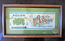 Vintage Advertising 1920's label. Picture, Framed & Antique, rare Collectible picture