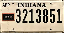 2000 ‘s INDIANA PTR license plate EXPIRED picture