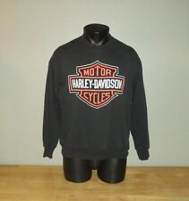 Vintage 1985 Harley Davidson Single Stitch Black Sweatshirt 80s *READ FOR SIZE* picture