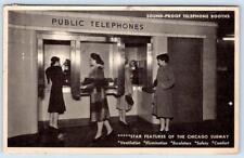 1944 SOUND PROOF TELEPHONE BOOTHS*CHICAGO SUBWAY*INDUSTRY & AGRICULTURE STAMP picture