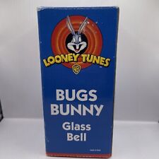 Warner Brothers Looney Tunes Bugs Bunny 1998 Glass Bell & Carrot Clapper NIB picture
