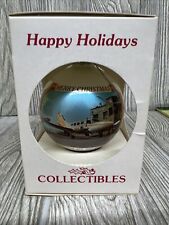 Vintage PHOTOAIR CESSNA 402 1966-1967 Christmas Glass Ornament - Made in U.S.A. picture
