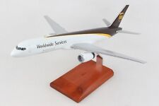 UPS Worldwide Services Boeing 757-200F Desk Top Display 1/100 Model ES Airplane picture