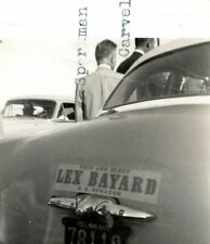 Bridgeville Delaware Photo Governor Carvel Sparkman Old Car License Plate 1952 picture