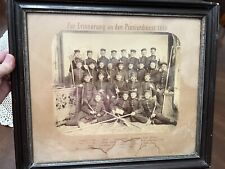 Orig.German Infantry Photo VERY RARE To Commemorate The Pioneer Service Of 1888 picture