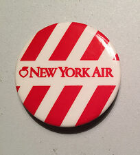 New York Air Airlines Unaccompanied Minor Child UM Pinback Button Apple Air picture