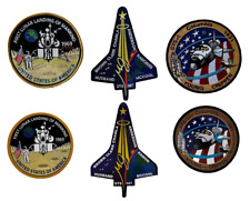 NASA...Moon Landing...Columbia Last Flight...STS-1 Shuttle ...Patches + Stickers picture