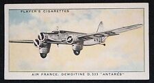 Air France  DEWOITINE D333 Three Engined  Airliner  Original 1936 Vintage Card  picture