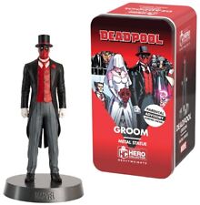 Marvel Heavyweights Deadpool Groom 1:18 Metal Statue in Tin Box picture