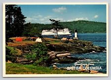 Greetings from British Columbia Ruxton Point Saltspring Island BC Ferry Postcard picture