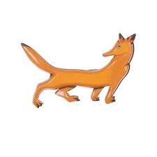 c1940's Bakelite and wood fox pin picture