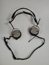 Antique 1921 Federal Telephone & Telegraph CO. Headphones 53-W 2200 OHMS  picture