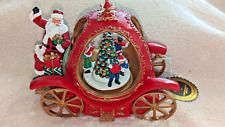 FAO Schwarz Musical Santa Carriage with Kids & Lights, Rotating Tree Scene XMAS picture