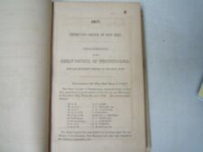Hand Book of Tribal Names of Pennsylvania Thomas Donnalley IORM Red Men 1908 picture