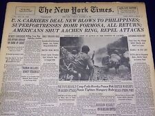 1944 OCT 17 NEW YORK TIMES U. S. CARRIES DEAL NEW BLOWS TO PHILIPPINES - NT 1782 picture