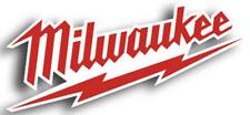 Milwaukee Tools Logo Sticker / Vinyl Decal  | 10 Sizes with TRACKING picture