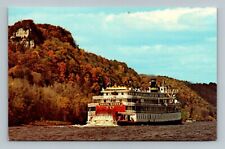 Postcard Delta Queen Sternwheel Steamboat Riverboat picture