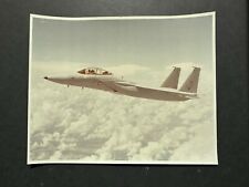 MCDONNELL DOUGLAS ORIGINAL PRODUCED PHOTO-1975 F-15 EAGLE IN FLIGHT MINT1 picture