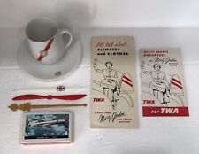 Lot Of Vintage TWA Airlines Memorabilia  picture