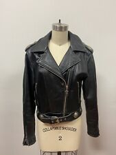 Vintage 1960s Harley Davidson Leather Biker Jacket  Medallions, Women’s Small picture