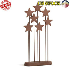 Metal Star Backdrop Nativity Collection Rustic Stars Hand-Painted Accessory New picture