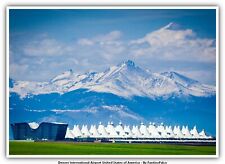 Denver International Airport United States of America Airport Postcard picture